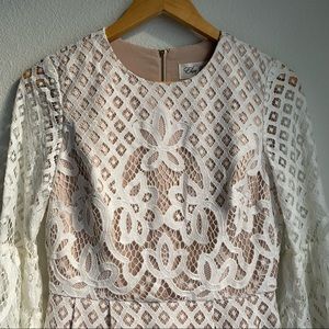 Eliza J white lace dress, size 2
